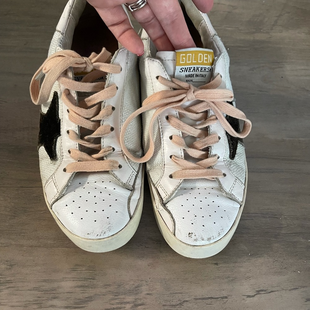 Golden goose sneakers! Worn